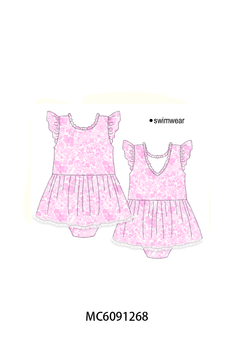 PO107 Pink floral print collection  ETA MARCH