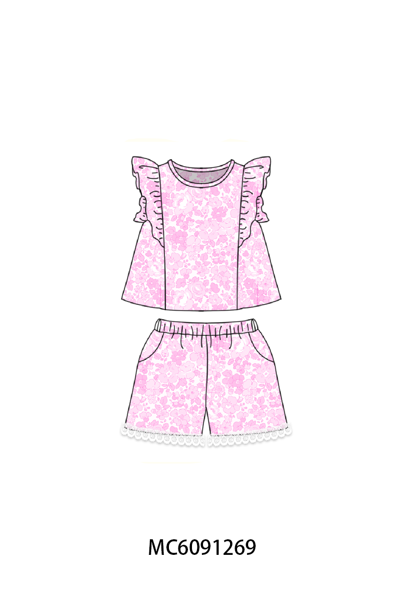 PO107 Pink floral print collection  ETA MARCH
