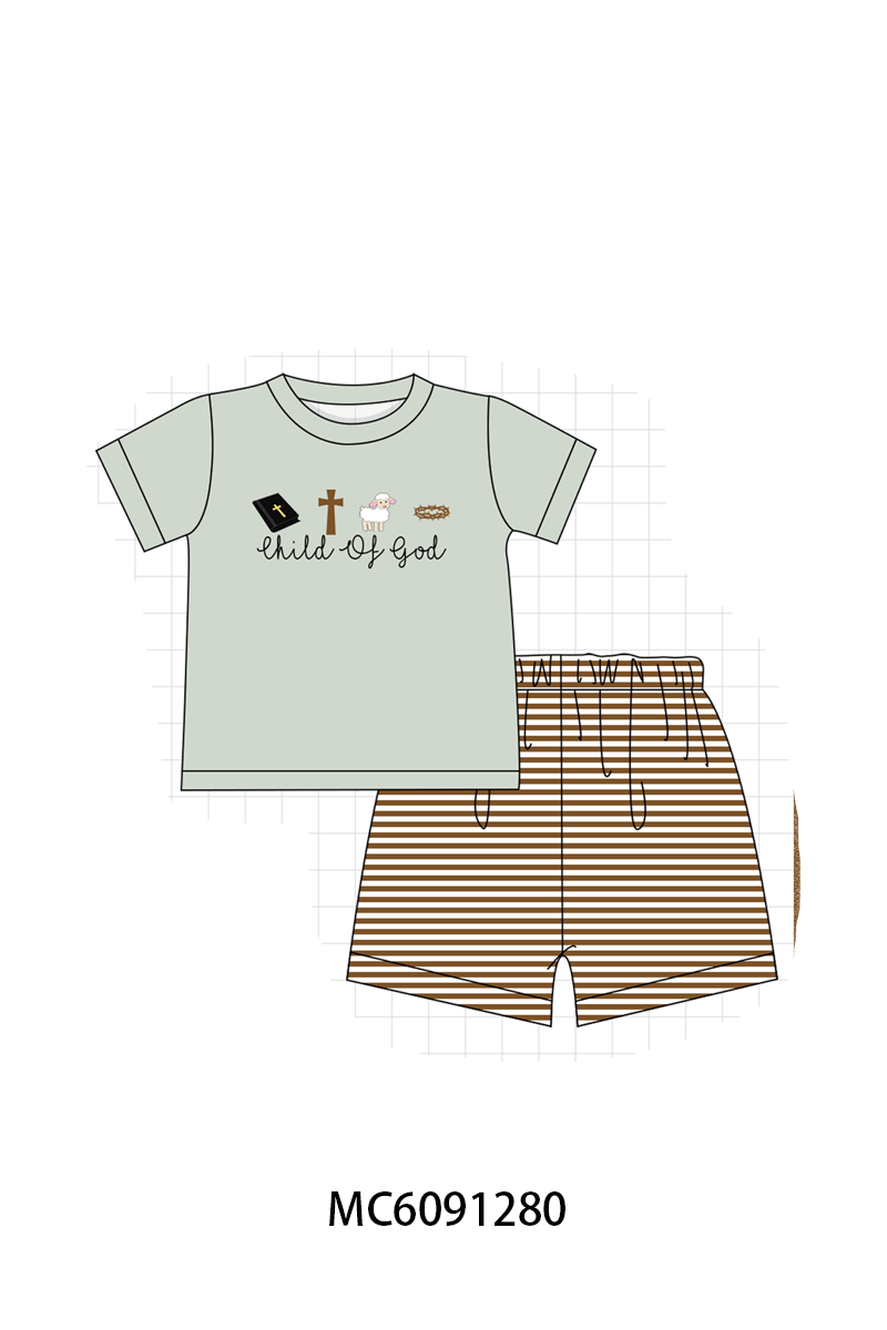 PO107 Sage child of god embroidery ruffle collection  ETA MARCH