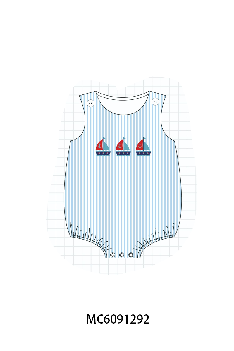 PO107 Pink&blue floral sailboat collection  ETA MARCH