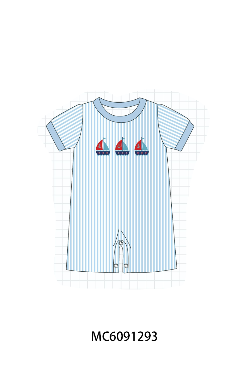 PO107 Pink&blue floral sailboat collection  ETA MARCH