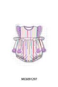 PO107 Purple green marine creatrue embroidery collection  ETA MARCH