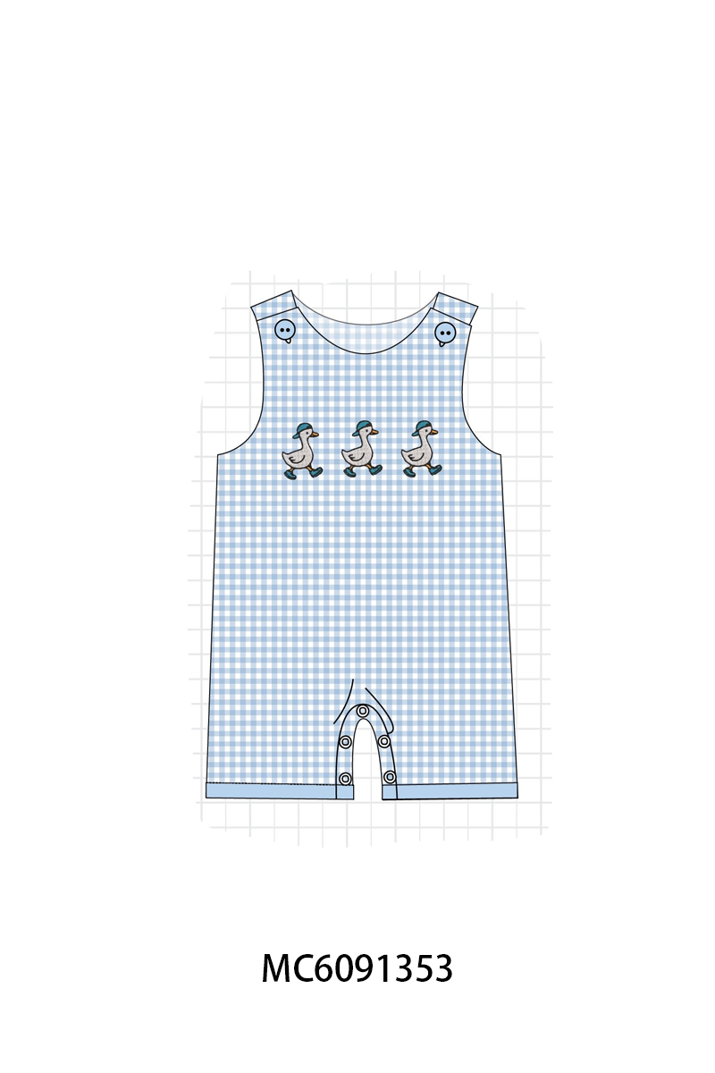 PO107 Blue farm embroidery dot collection  ETA MARCH