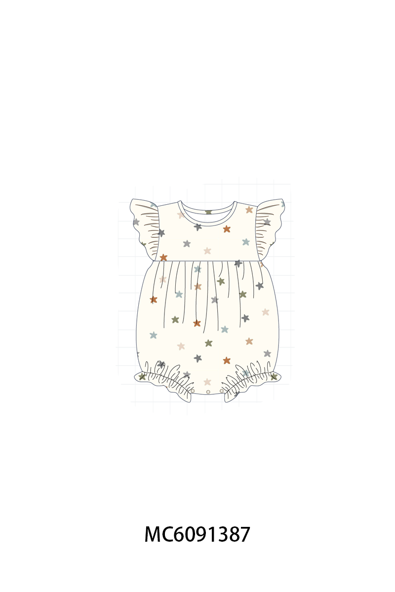 PO107 Beige star print collection  ETA MARCH