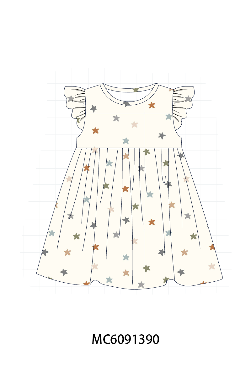 PO107 Beige star print collection  ETA MARCH