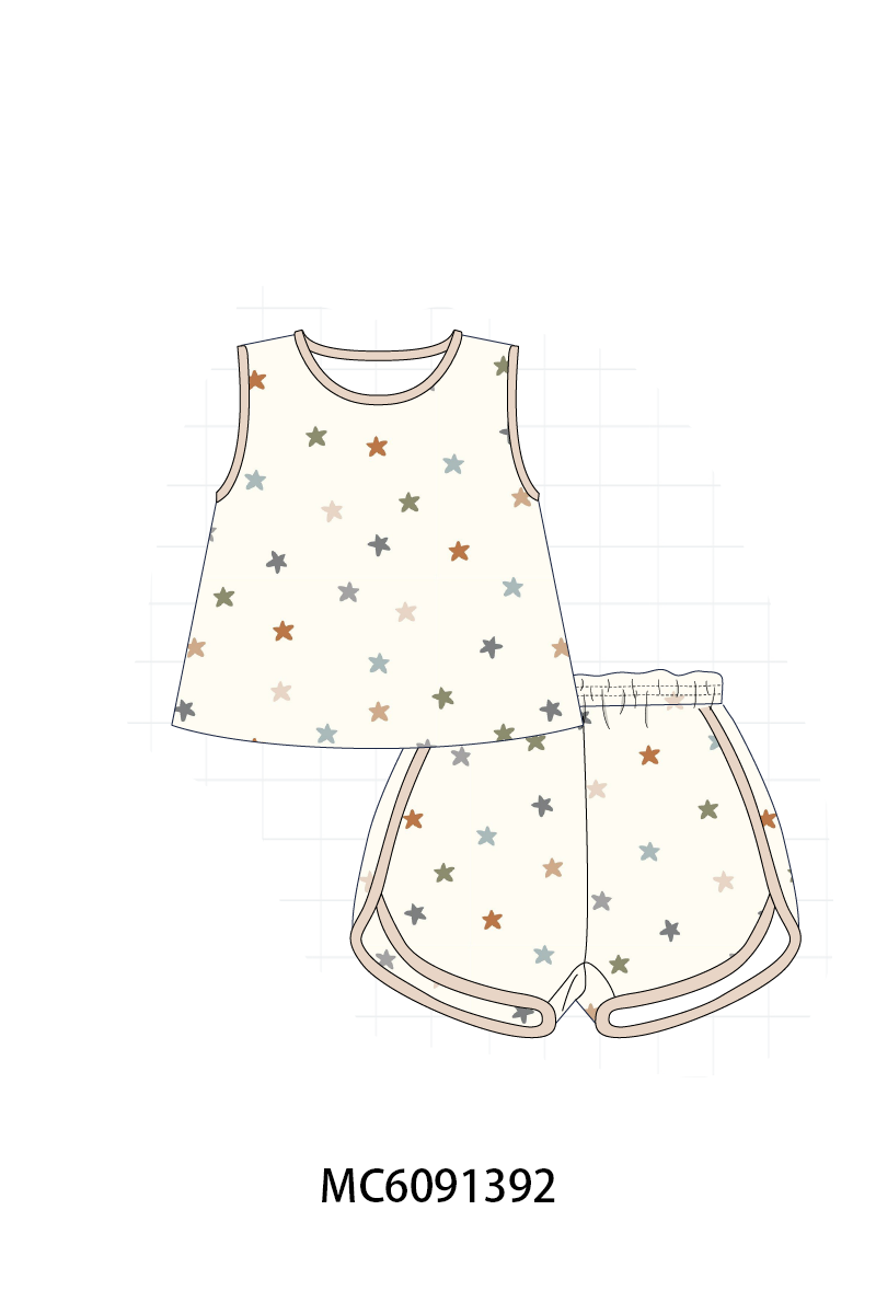 PO107 Beige star print collection  ETA MARCH