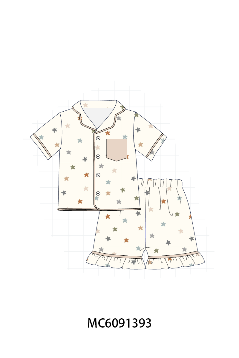 PO107 Beige star print collection  ETA MARCH