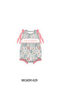 PO107 Pink&blue he is risen embroidery floral collection  ETA MARCH