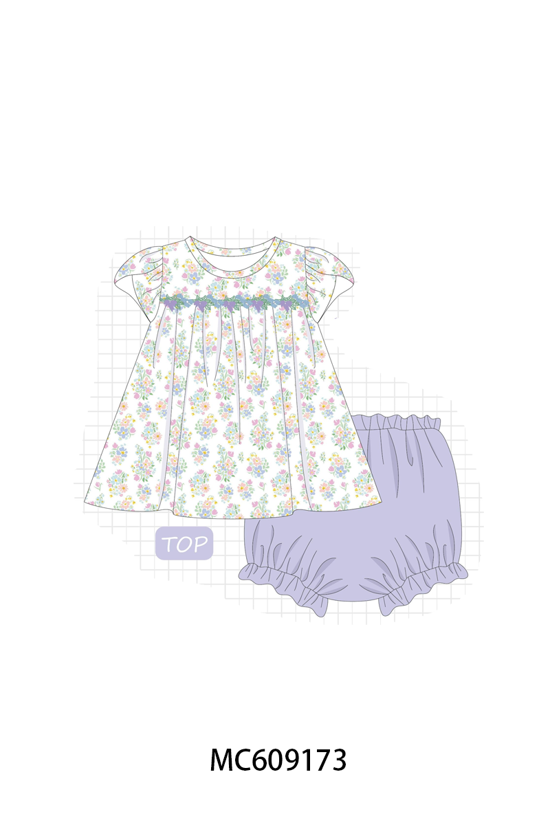 ETA MARCH 2026-po104 Lavender floral print collection
