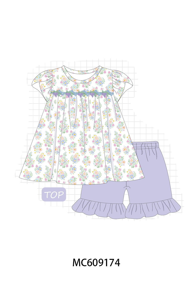 ETA MARCH 2026-po104 Lavender floral print collection