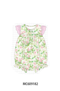 ETA MARCH 2026-po104 Pink&green floral ruffle collection