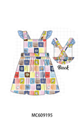 PO107 Pink&blue LIL SISTER embroidery collection  ETA MARCH
