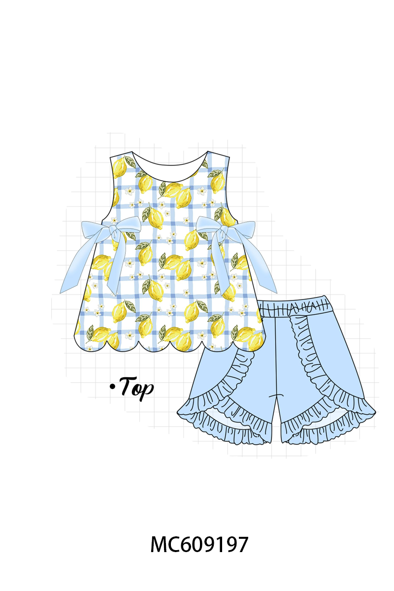 ETA MARCH 2026-po104 Blue lemon ruffle collection