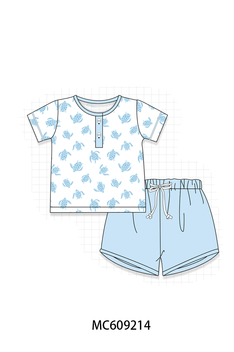 ETA MARCH 2026-po104 Blue sea turtle print collection