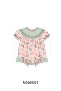 ETA MARCH 2026-po104 Pink beaded bow embroidery ruffle collection