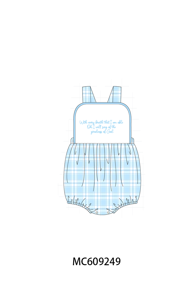 ETA MARCH 2026-po104 Blue goodness of god embroidery floral collection
