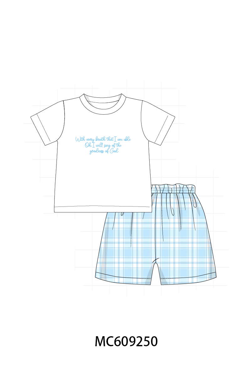 ETA MARCH 2026-po104 Blue goodness of god embroidery floral collection
