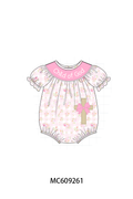 ETA MARCH 2026-po104 Pink child of god embroidery cross floral collection