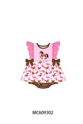 ETA MARCH 2026-po104 Pink&navy horse embroidery cowboy collection