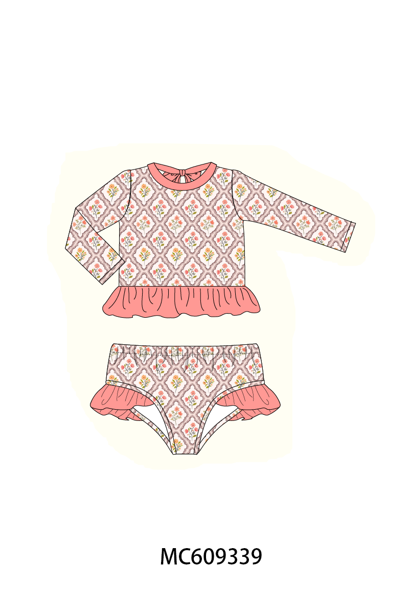 ETA MARCH 2026-po104 Coral floral print collection