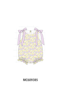 ETA MARCH 2026-po104 Purple floral  embroidery ruffle collection