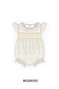 ETA MARCH 2026-po104 Floral smocked ruffle collection