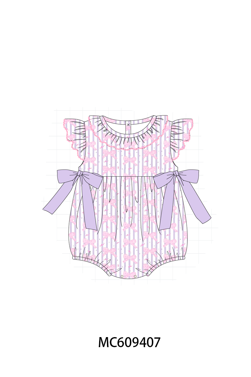 ETA MARCH 2026-po104 Lavender bow ruffle collection