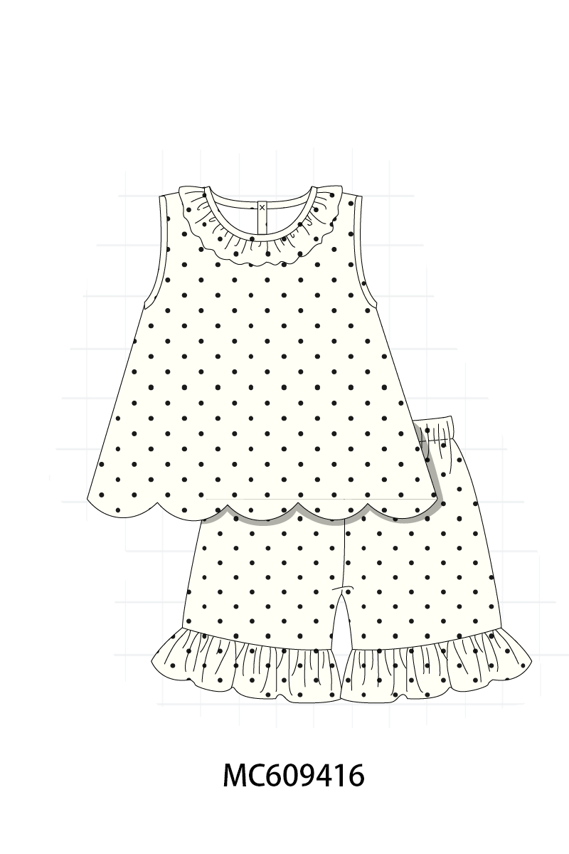 ETA MARCH 2026-po104 Beige dot ruffle collection