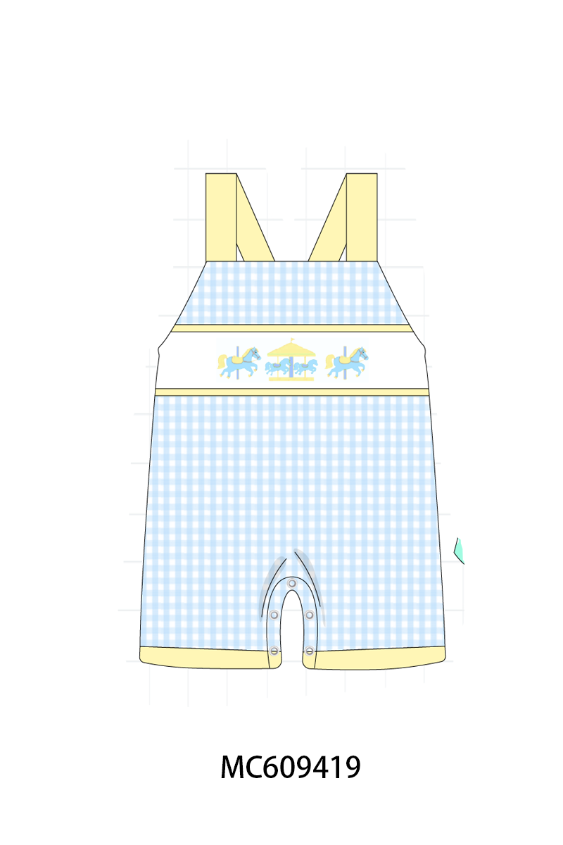ETA MARCH 2026-po104 Green carousel embroidery collection