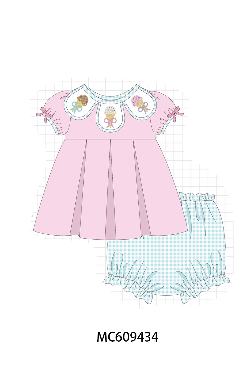 ETA MARCH 2026-po104 Ice cream embroidery collection