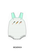 ETA MARCH 2026-po104 Mint fish french knot stripe collection