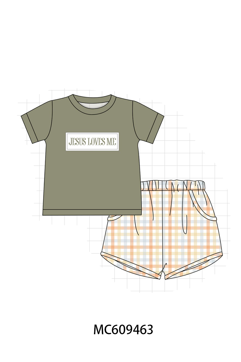 ETA MARCH 2026-po104 Jesus loves me embroidery floral ruffle collection