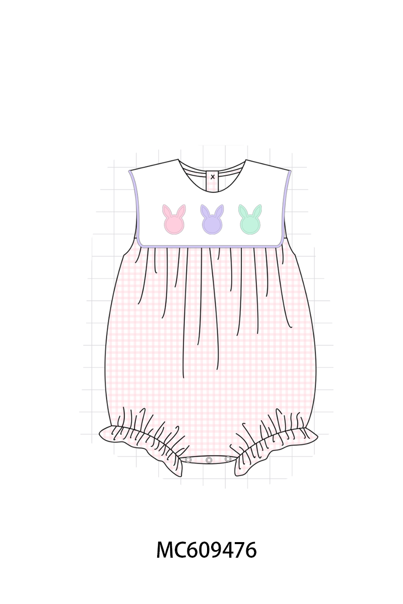 ETA MARCH 2026-po104 Purple easter bunny embroidery collection