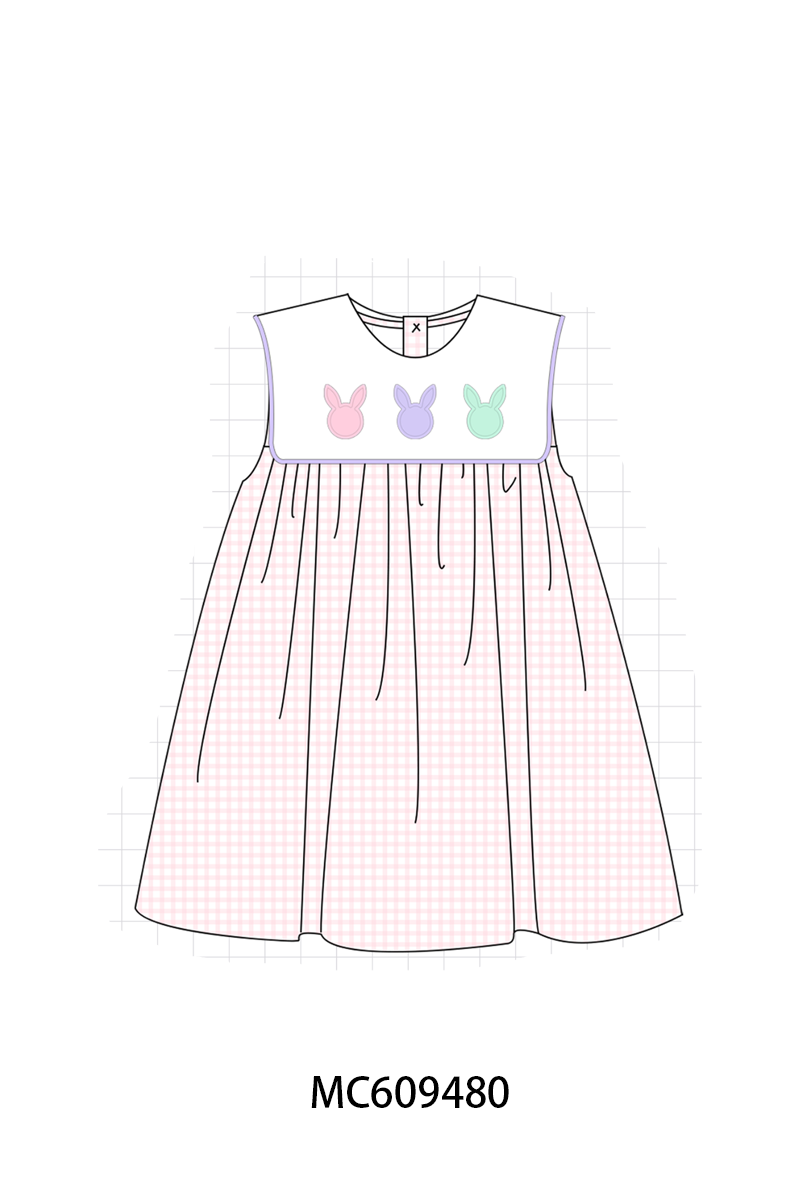 ETA MARCH 2026-po104 Purple easter bunny embroidery collection