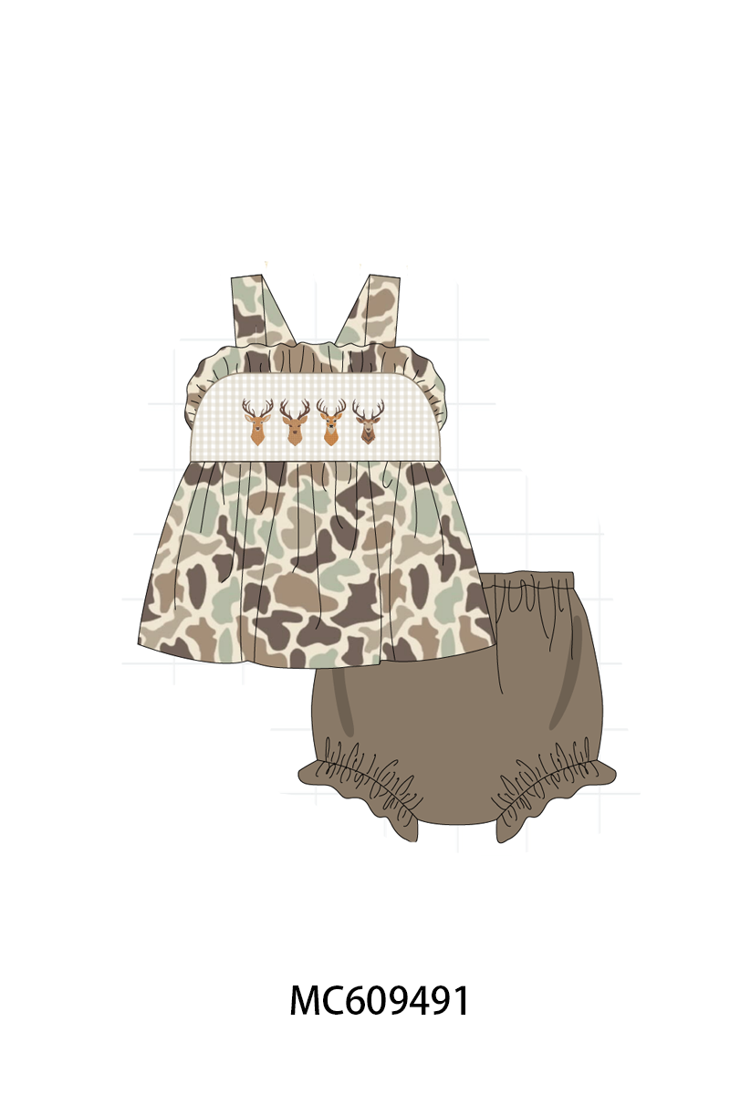 ETA MARCH 2026-po104 Camouflage deer embroidery collection