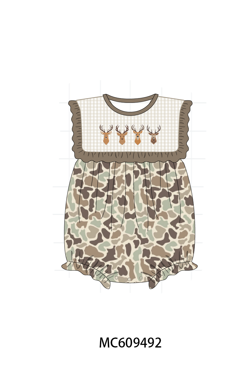 ETA MARCH 2026-po104 Camouflage deer embroidery collection