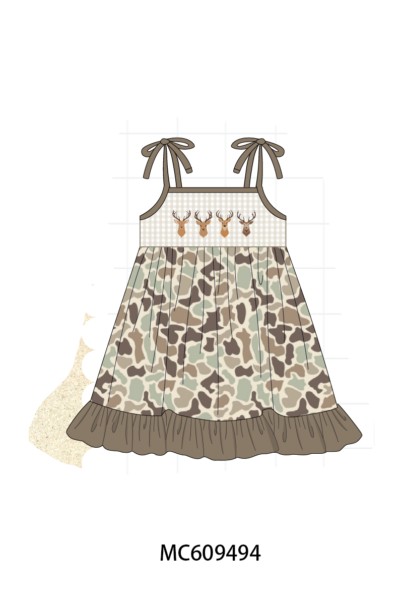 ETA MARCH 2026-po104 Camouflage deer embroidery collection