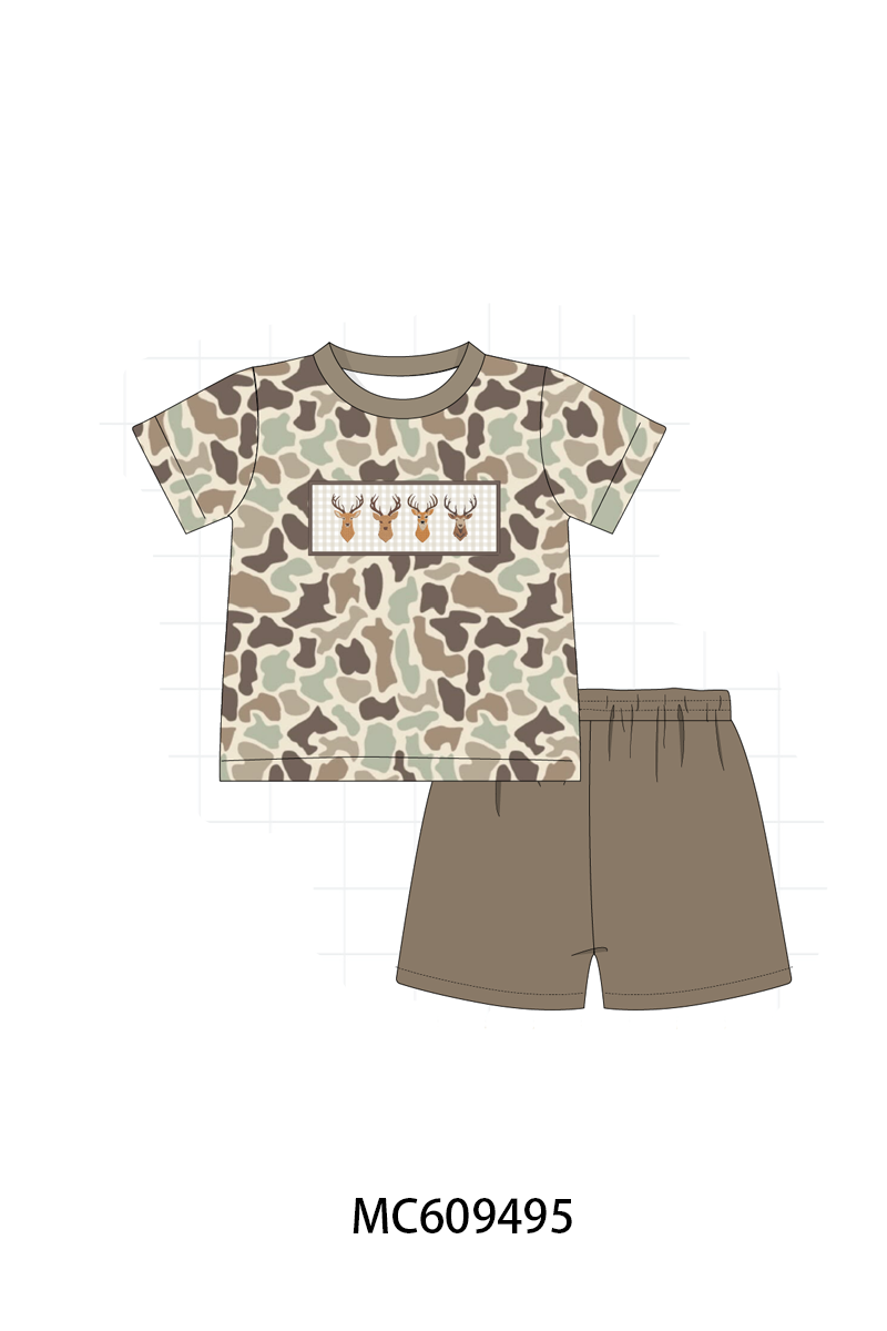 ETA MARCH 2026-po104 Camouflage deer embroidery collection