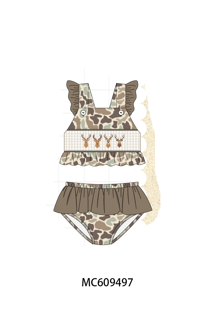 ETA MARCH 2026-po104 Camouflage deer embroidery collection