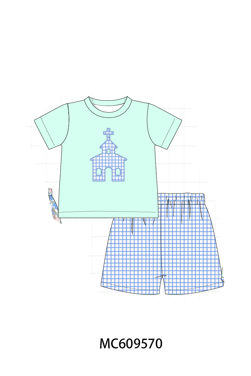 ETA MARCH 2026-po104 Pink&green castle applique floral collection