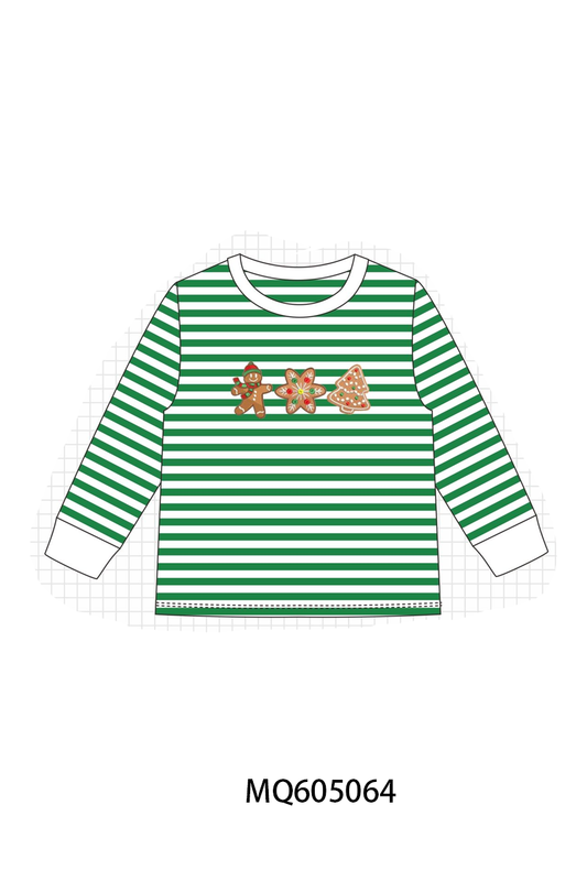 PO91 Green christmas gingerbread applique collection - ETA early November to LC