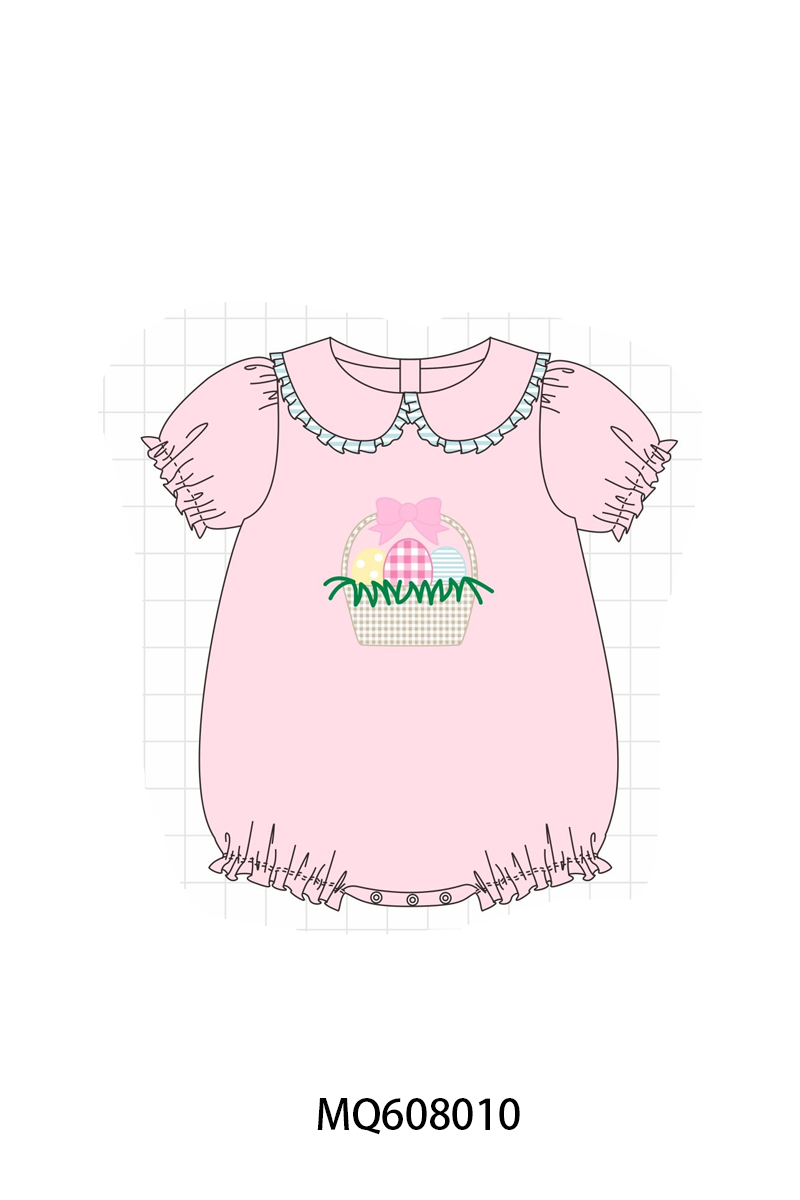 ETA MARCH 2026-po103 Pink&blue easter egg applique collection