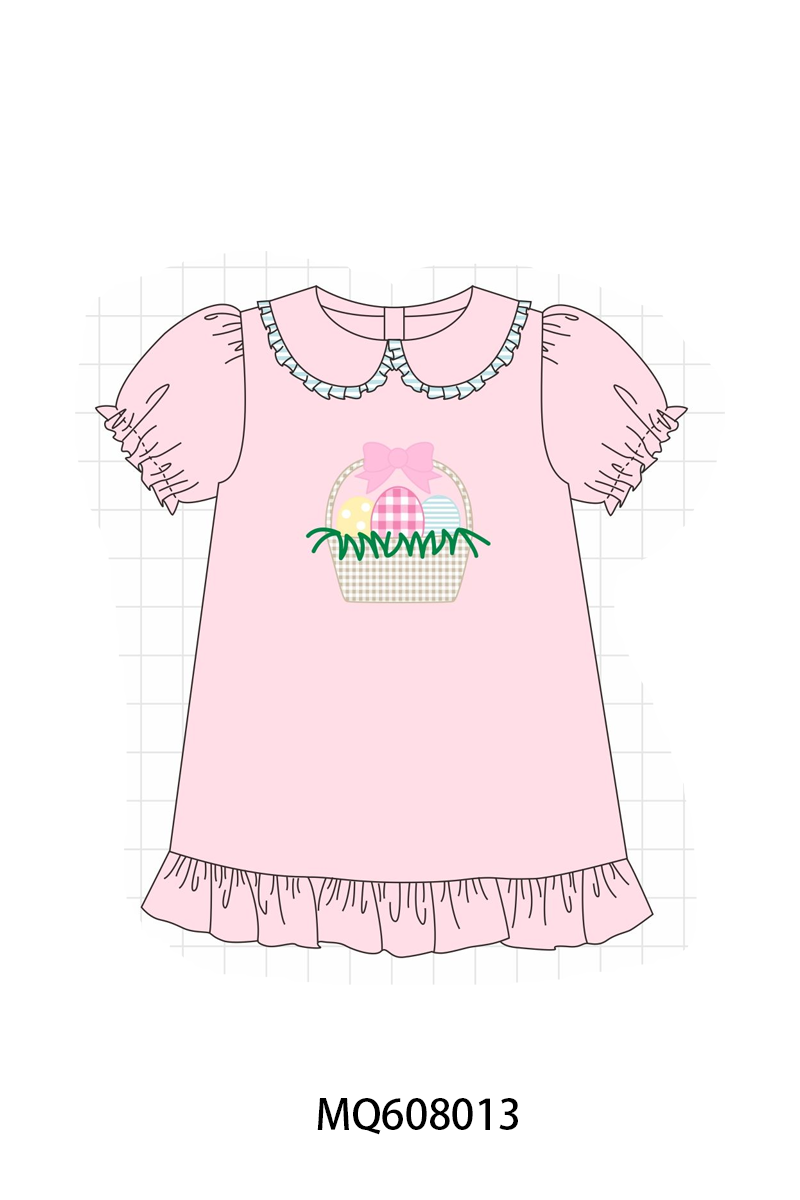 ETA MARCH 2026-po103 Pink&blue easter egg applique collection