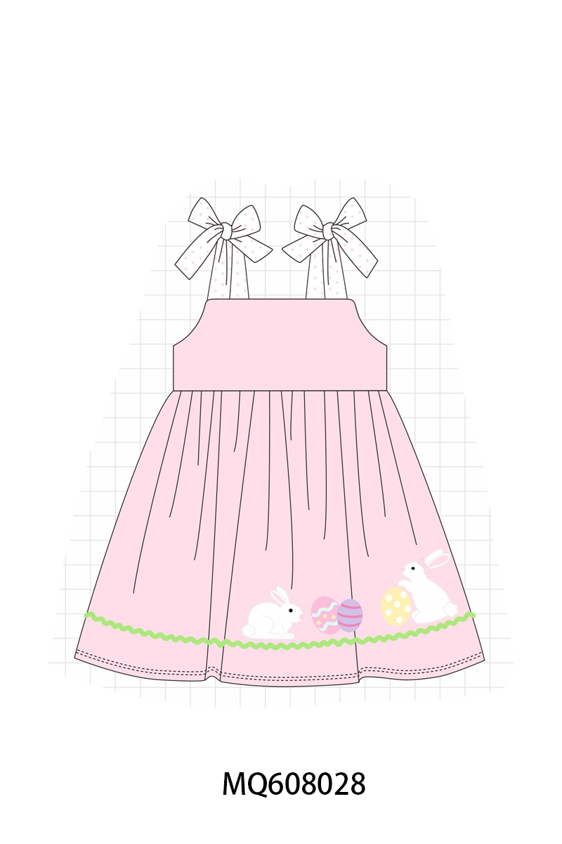 ETA MARCH 2026-po103 Pink easter bunny egg ruffle collection