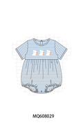 ETA MARCH 2026-po103 Pink&blue stripe easter bunny carrot embroidery collection