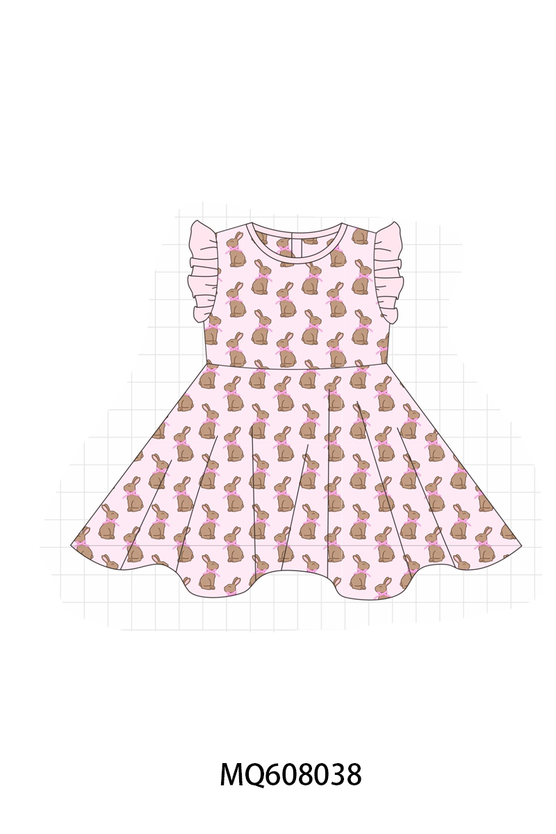 ETA MARCH 2026-po103 Pink easter bunny print collection