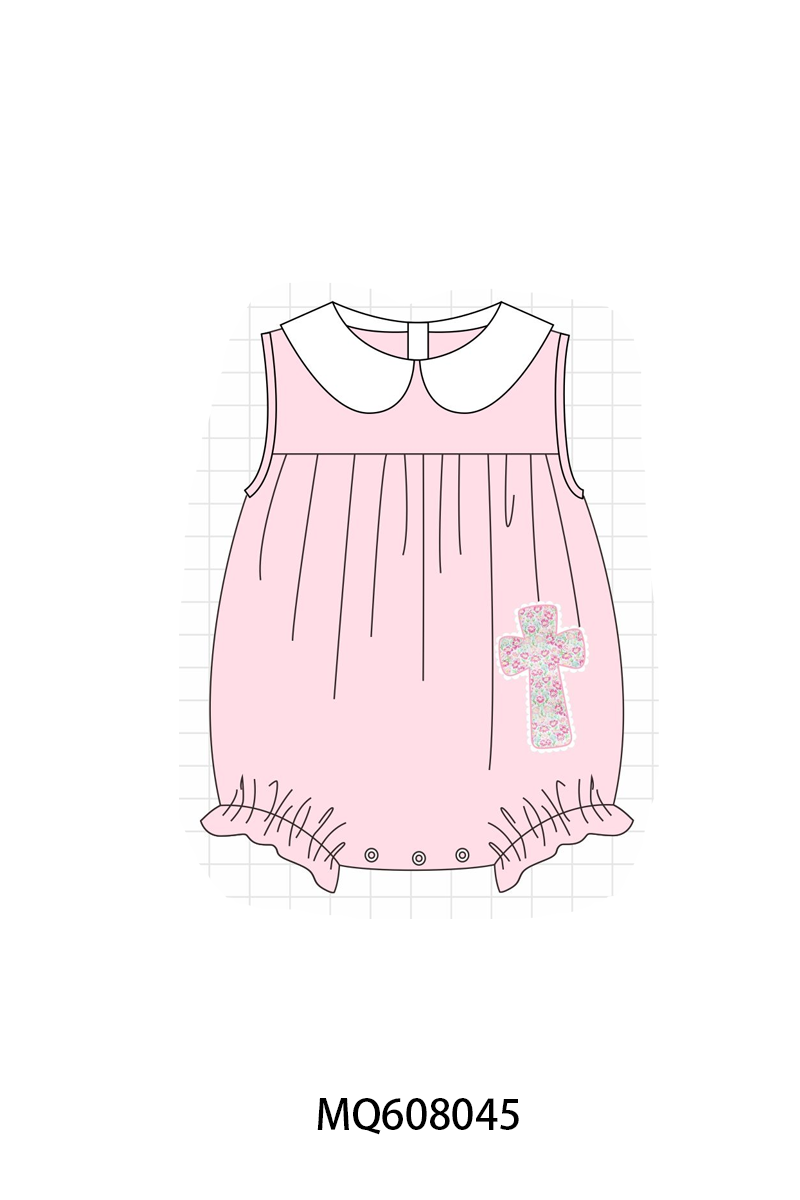 ETA MARCH 2026-po103 Pink&blue easter cross embroidery collection