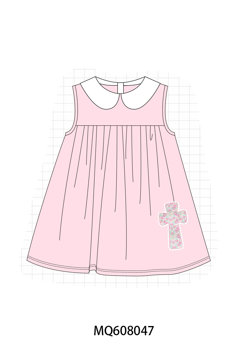 ETA MARCH 2026-po103 Pink&blue easter cross embroidery collection