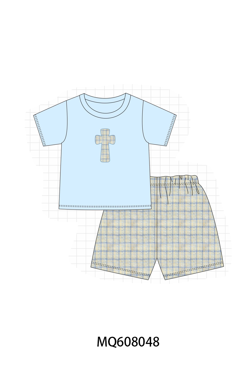 ETA MARCH 2026-po103 Pink&blue easter cross embroidery collection