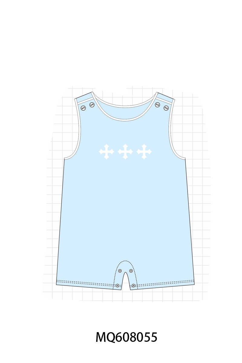 ETA MARCH 2026-po103 Blue easter cross embroidery collection
